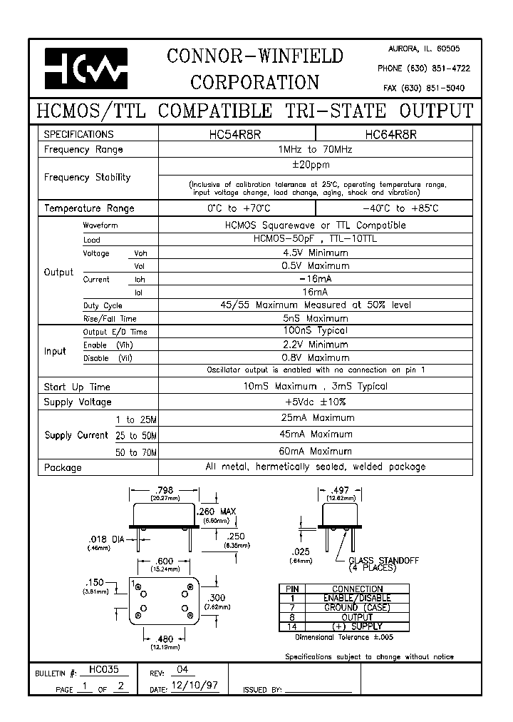 HC54R8R-16384MHZ_3912175.PDF Datasheet