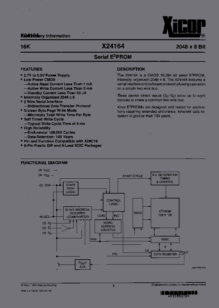 X24164S8I-27T1_3908334.PDF Datasheet