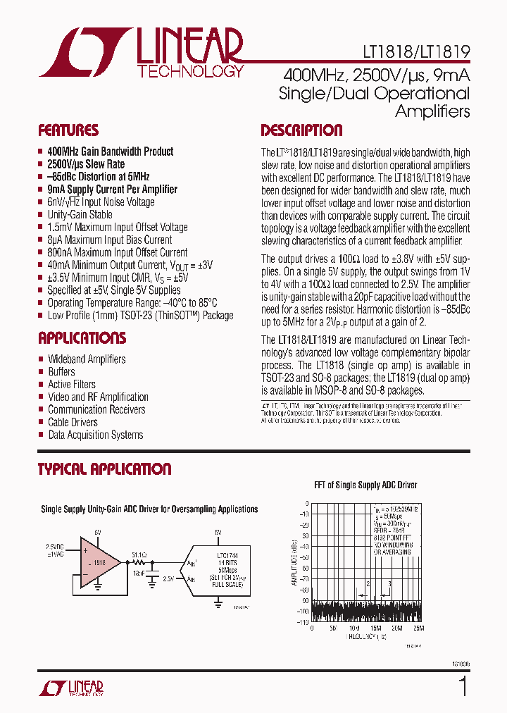 LT1818IS5TRMPBF_3912298.PDF Datasheet