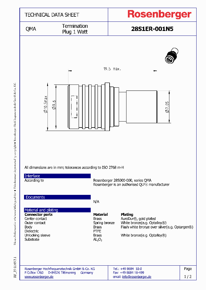 28S1ER-001N5_3912397.PDF Datasheet