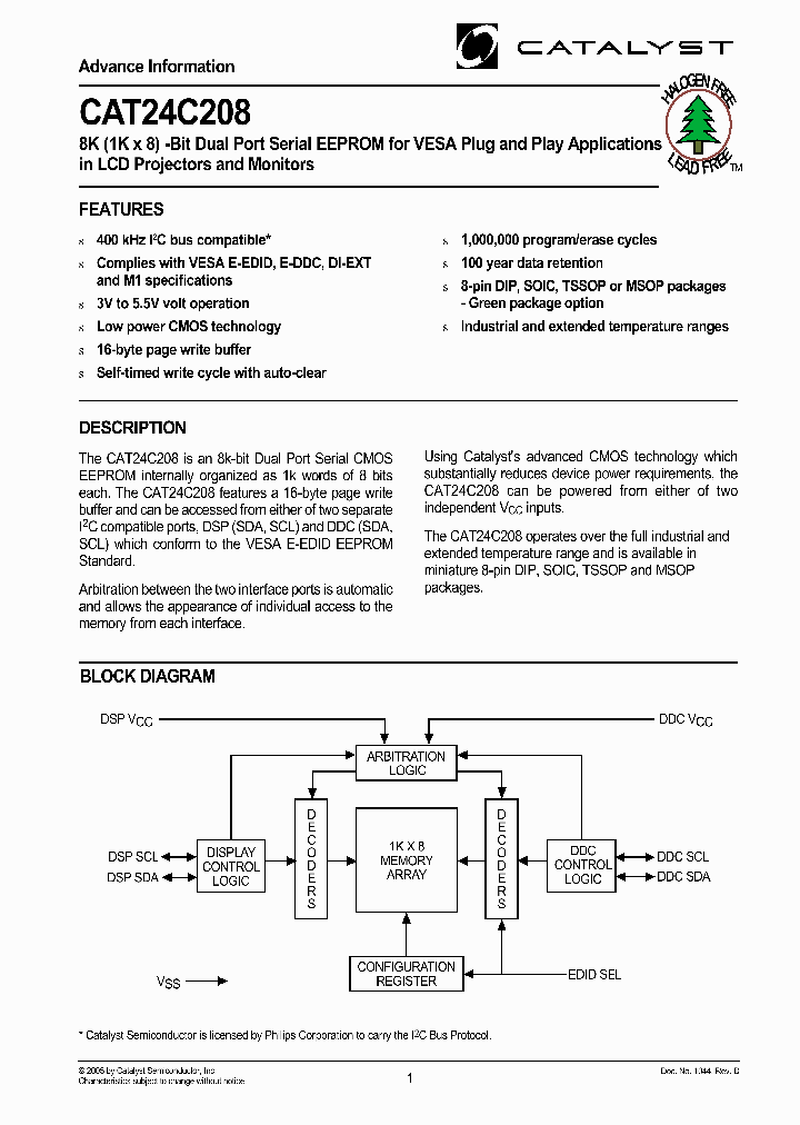 CAT24C208RI-TE13_3913321.PDF Datasheet