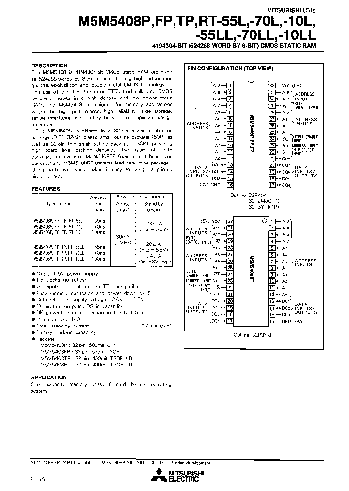 M5M5408P-55LL_3913621.PDF Datasheet