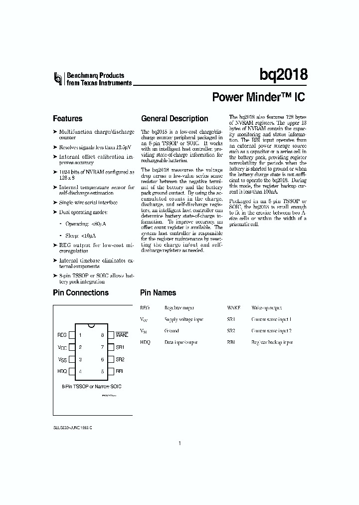 BQ2018SN-E1TRG4_3912612.PDF Datasheet