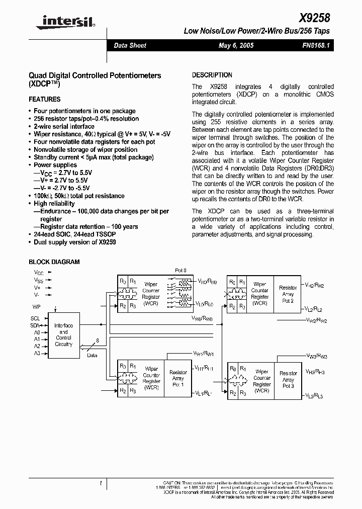 X9258UV24-27_3915682.PDF Datasheet