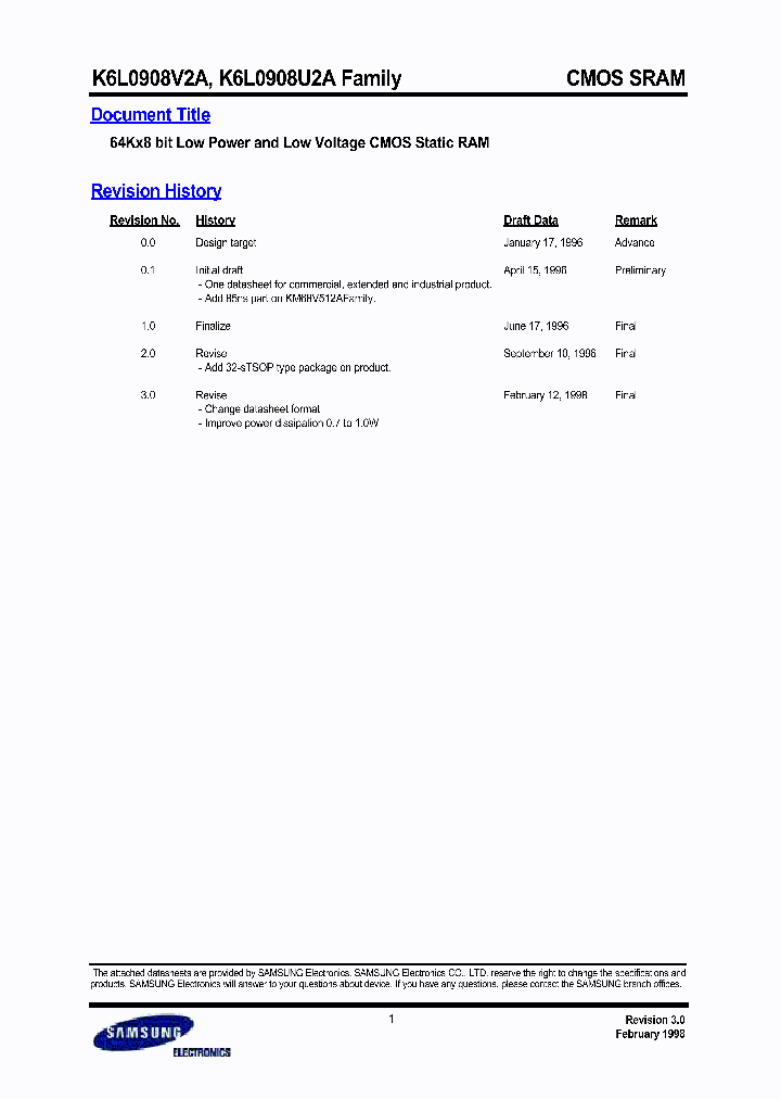 K6L0908V2A-GD85_3915721.PDF Datasheet