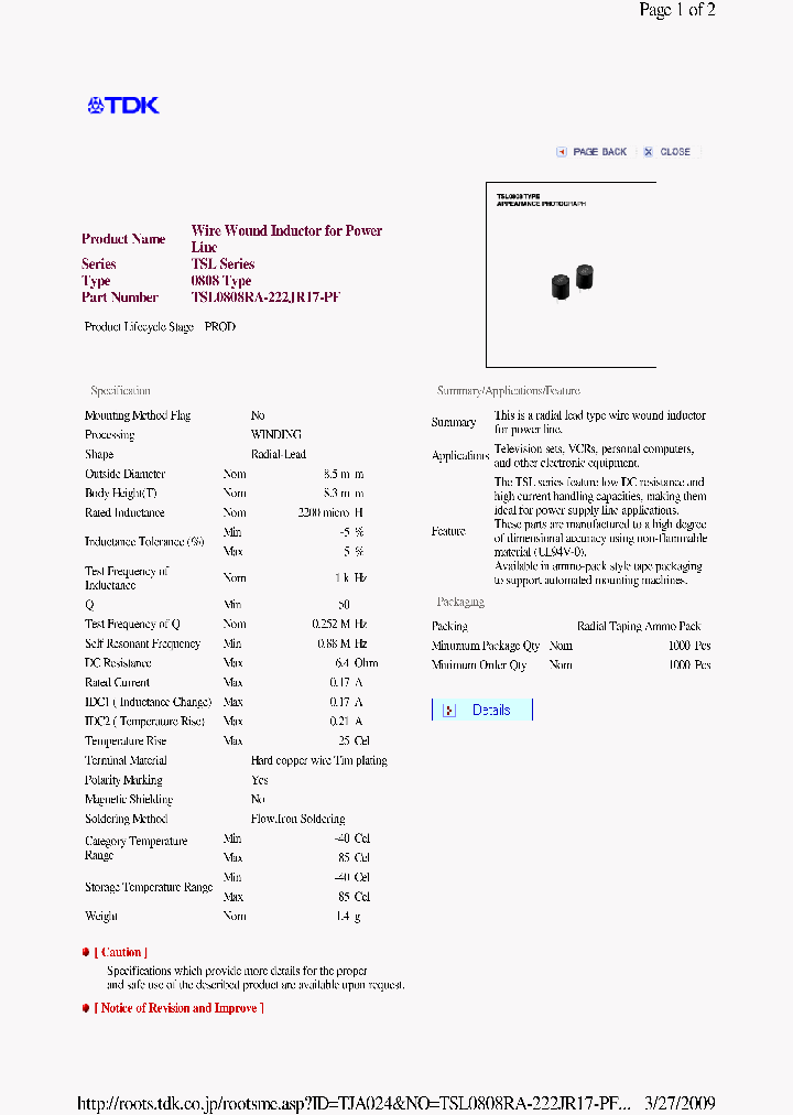 TSL0808RA-222JR17-PF_3912285.PDF Datasheet