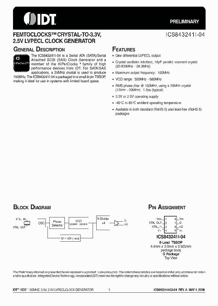 ICS843241I-04_4151100.PDF Datasheet