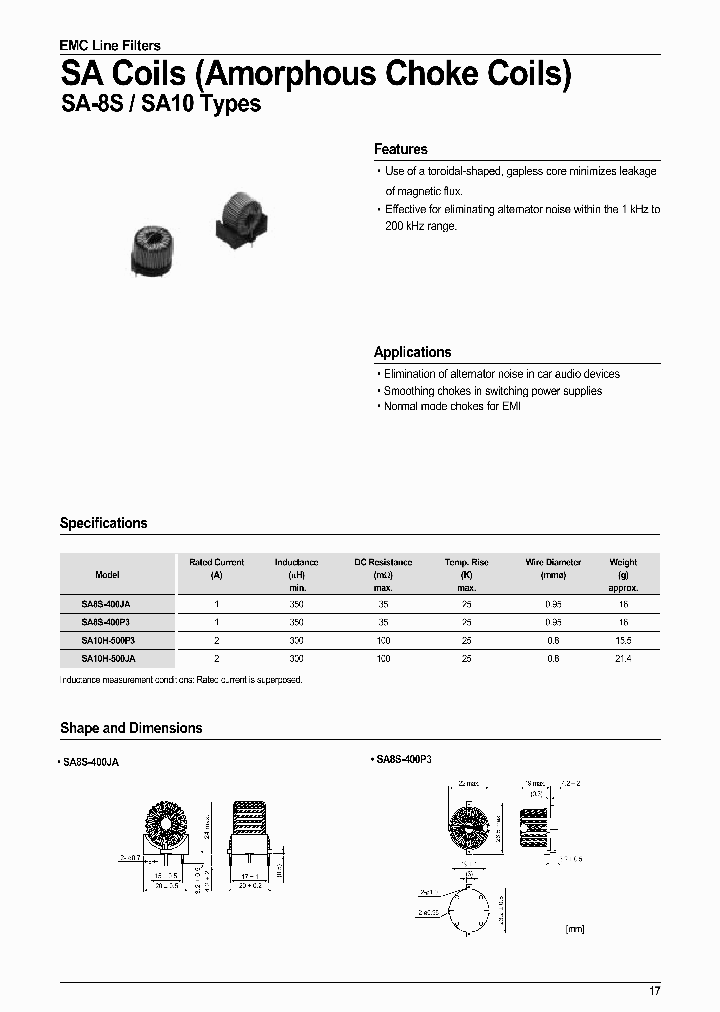 SA8S-400JA_3916287.PDF Datasheet