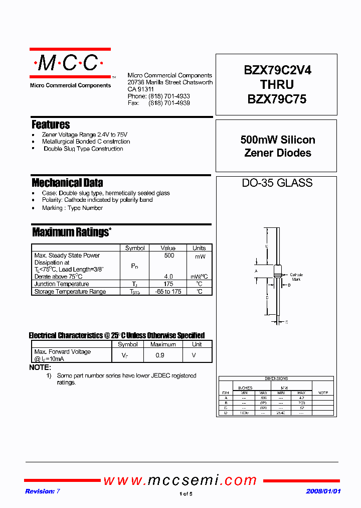 BZX79C8V2B-BP_3916495.PDF Datasheet