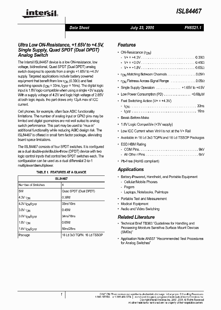 ISL84467IVZ_4151424.PDF Datasheet
