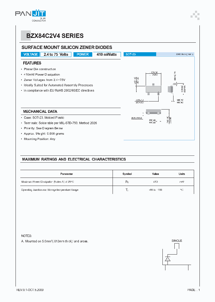 BZX84C8V7TR7_3916410.PDF Datasheet