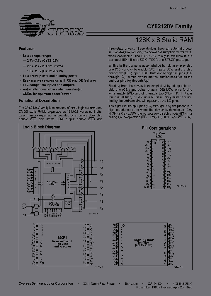 CY62128VLL-70ZACT_3916778.PDF Datasheet