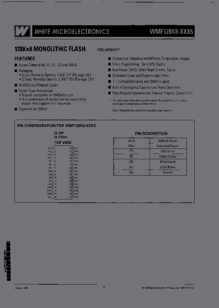 WMF128K8X-60CC5_3917567.PDF Datasheet