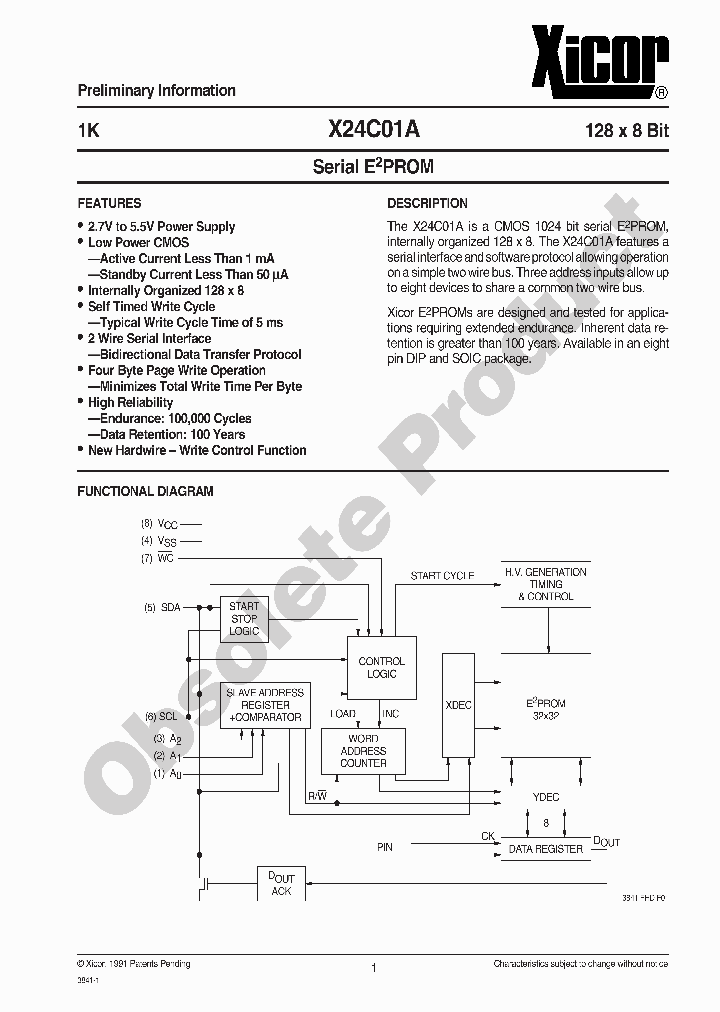 X24C01AS8I-35_3910509.PDF Datasheet