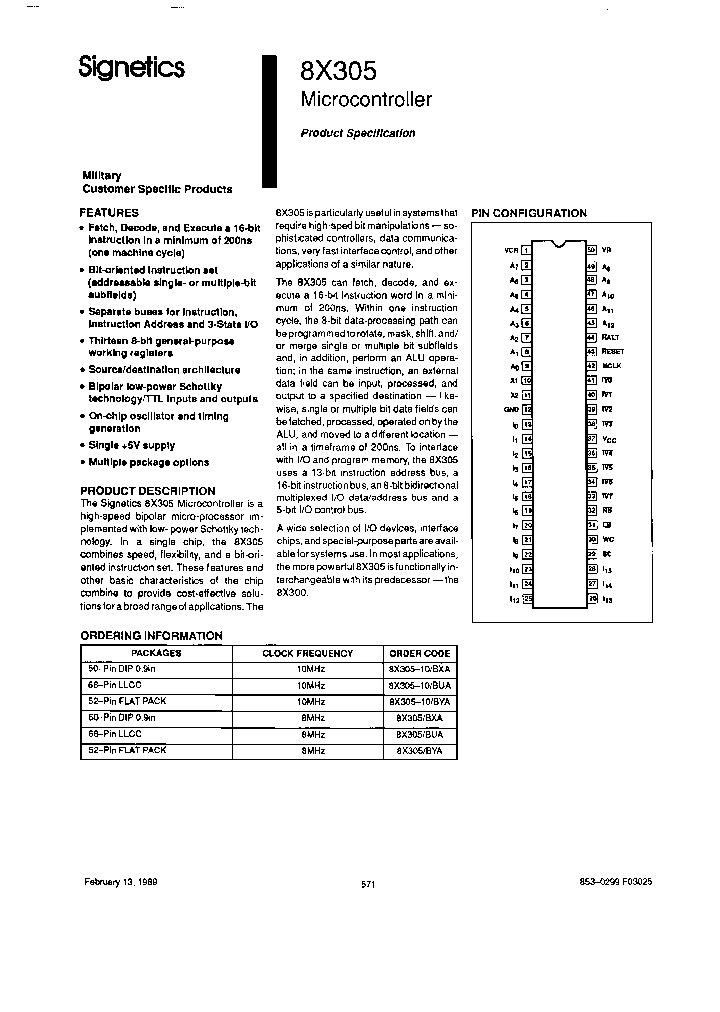 8X305-10BUA_3917227.PDF Datasheet