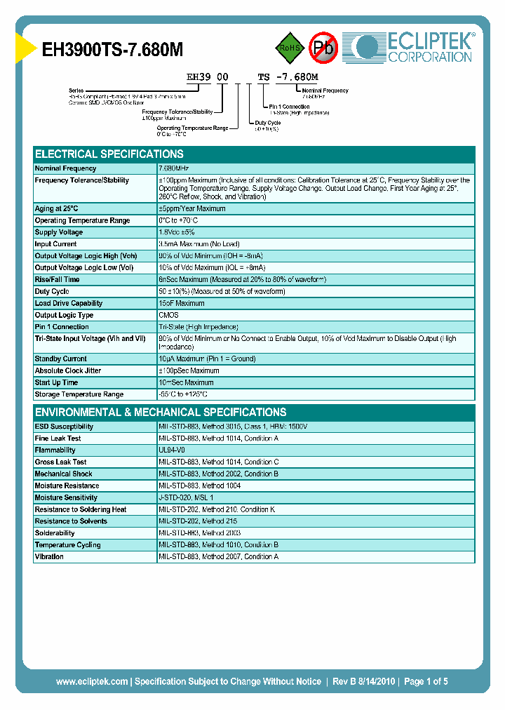EH3900TS-7680M_3918232.PDF Datasheet