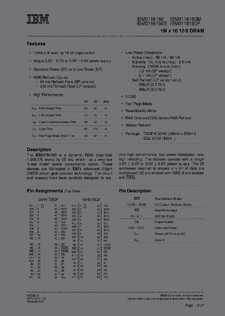 IBM0116160PT3-60_3919765.PDF Datasheet
