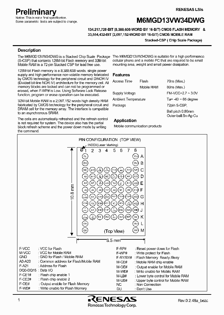 M6MGD13VW34DWG_4154762.PDF Datasheet