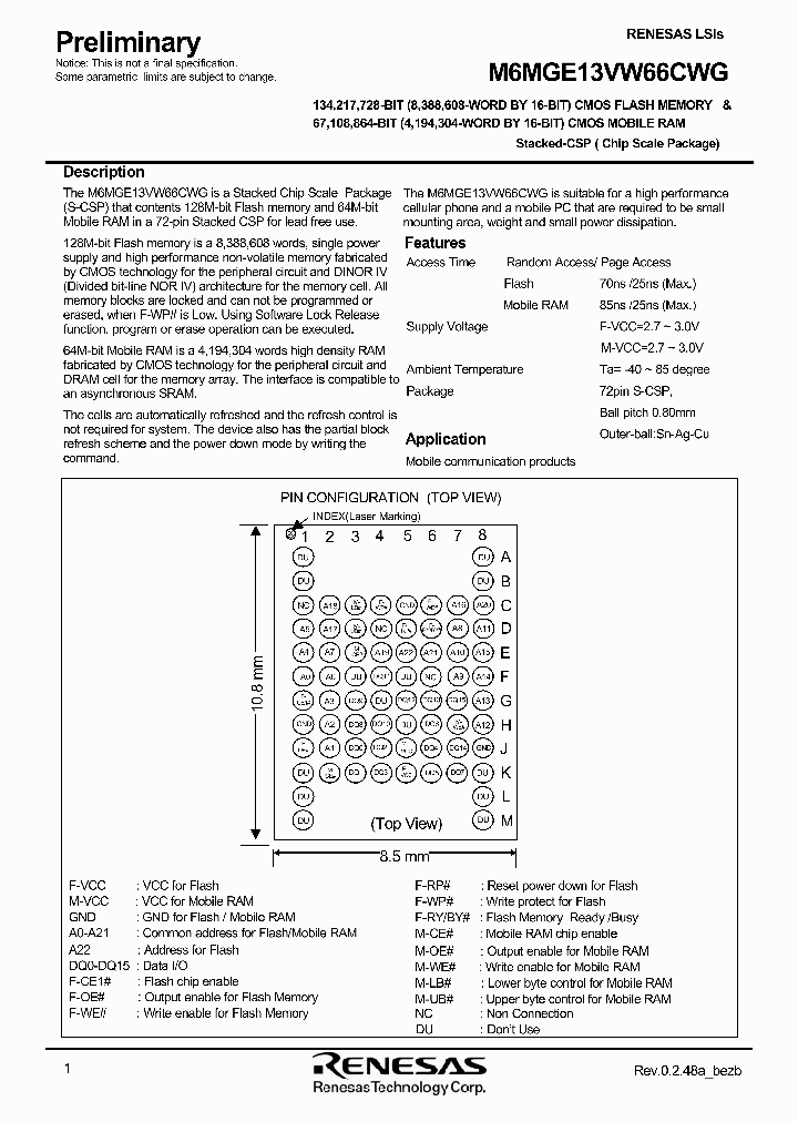 M6MGE13VW66CWG_4154765.PDF Datasheet