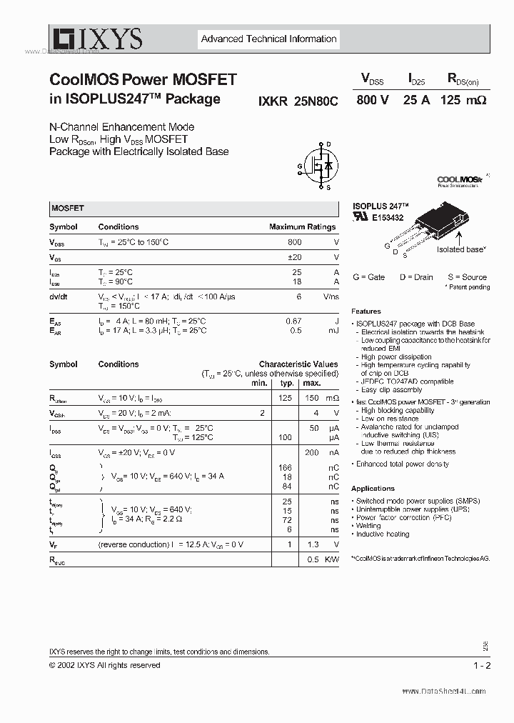 IXKR25N80C_4158252.PDF Datasheet