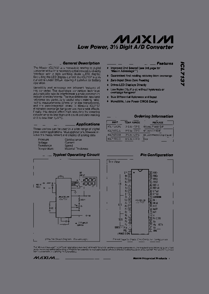 ICL7137CQH-TD_3920698.PDF Datasheet