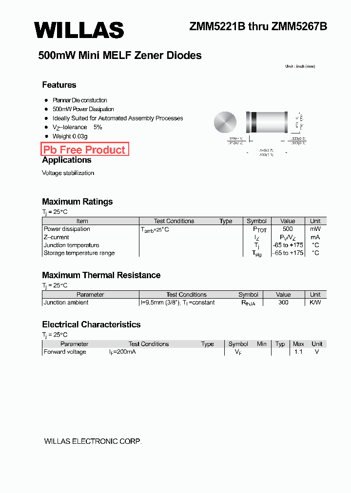 ZMM5230B_4158705.PDF Datasheet