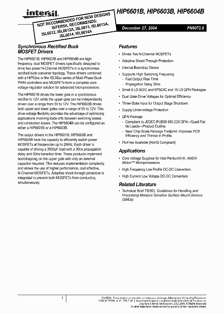 HIP6604BCRZ-T_3922320.PDF Datasheet