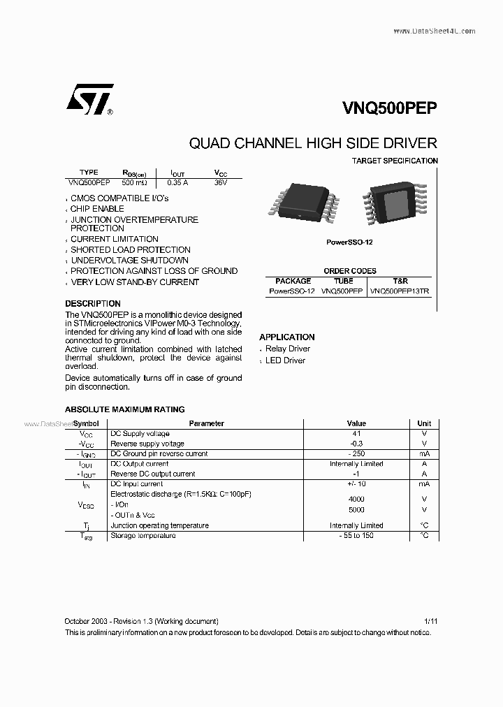 VNQ500PEP_4161204.PDF Datasheet