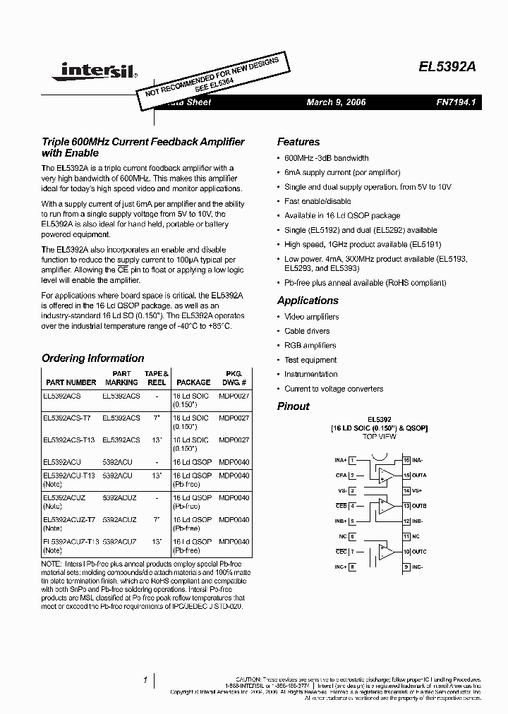 EL5392ACUZ-T13_3930028.PDF Datasheet