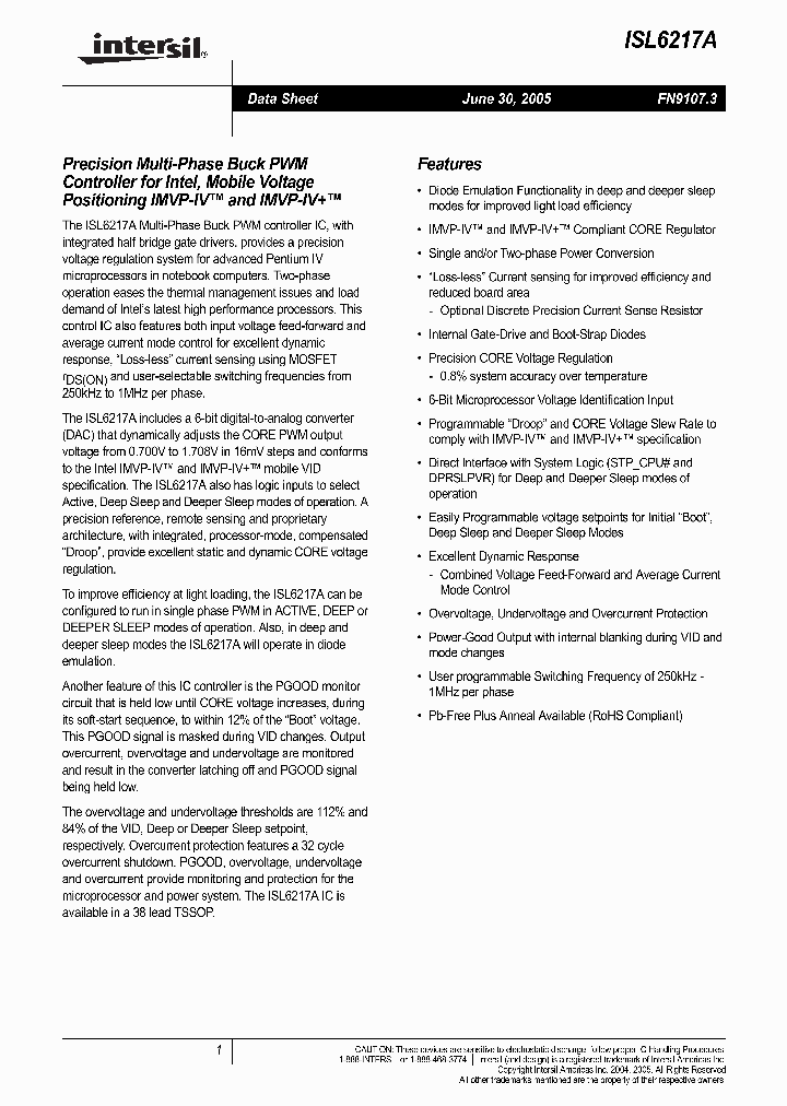 ISL6217ACV-T_3930887.PDF Datasheet