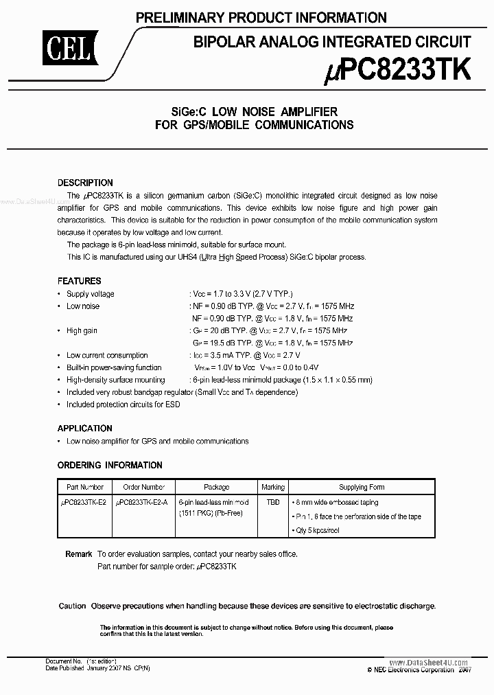 UPC8233TK_4161410.PDF Datasheet