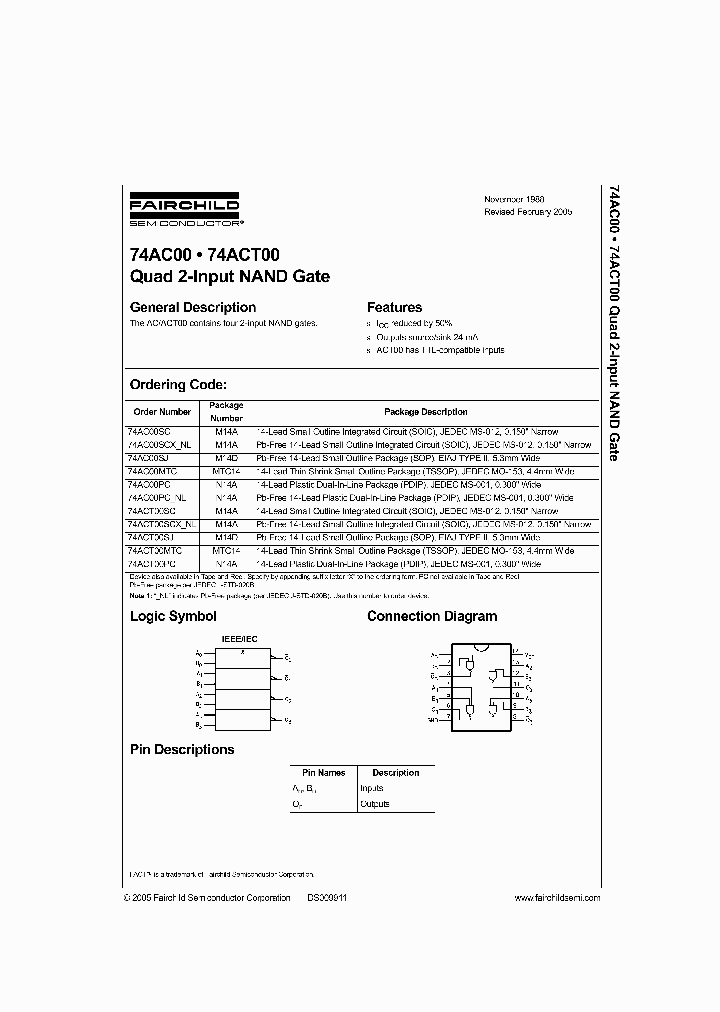 74ACT00SCX-NL_3934654.PDF Datasheet