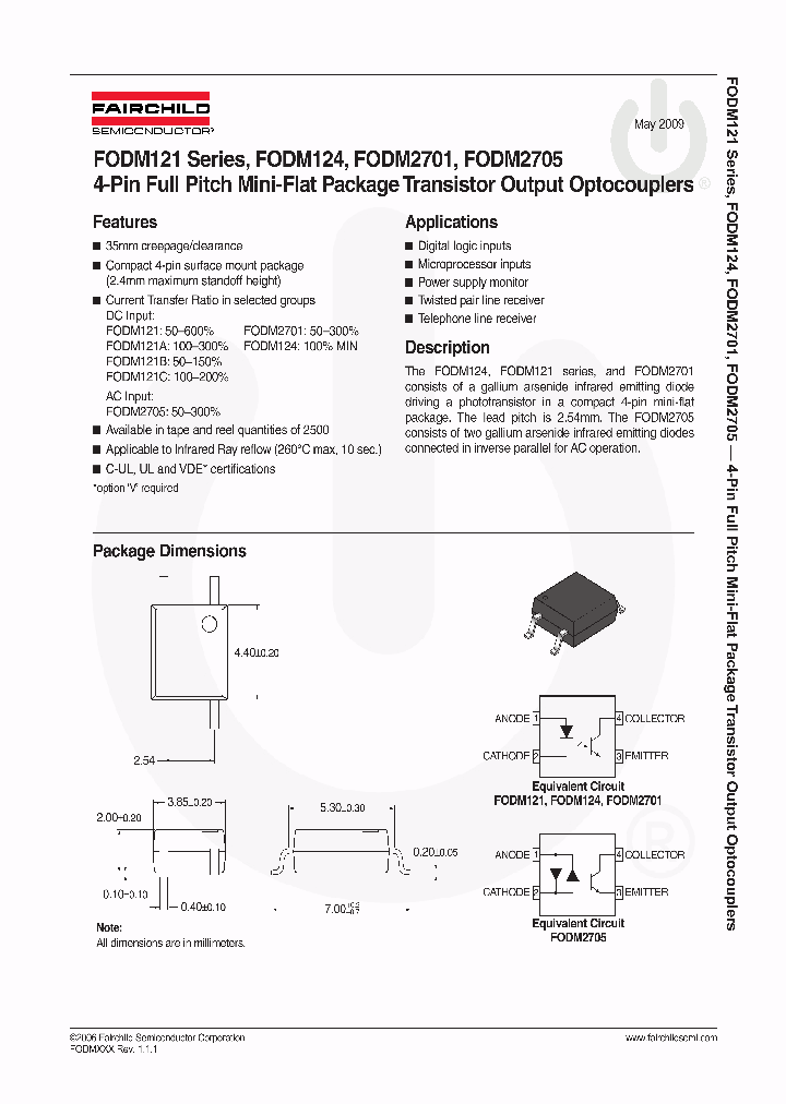 FODM121CV_3931560.PDF Datasheet