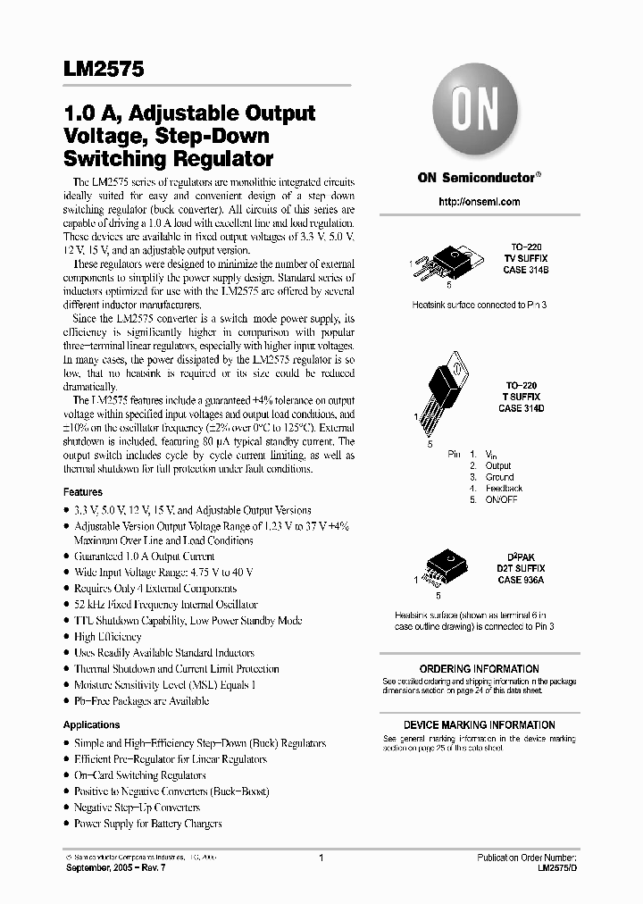 LM2575T-15G_3936032.PDF Datasheet