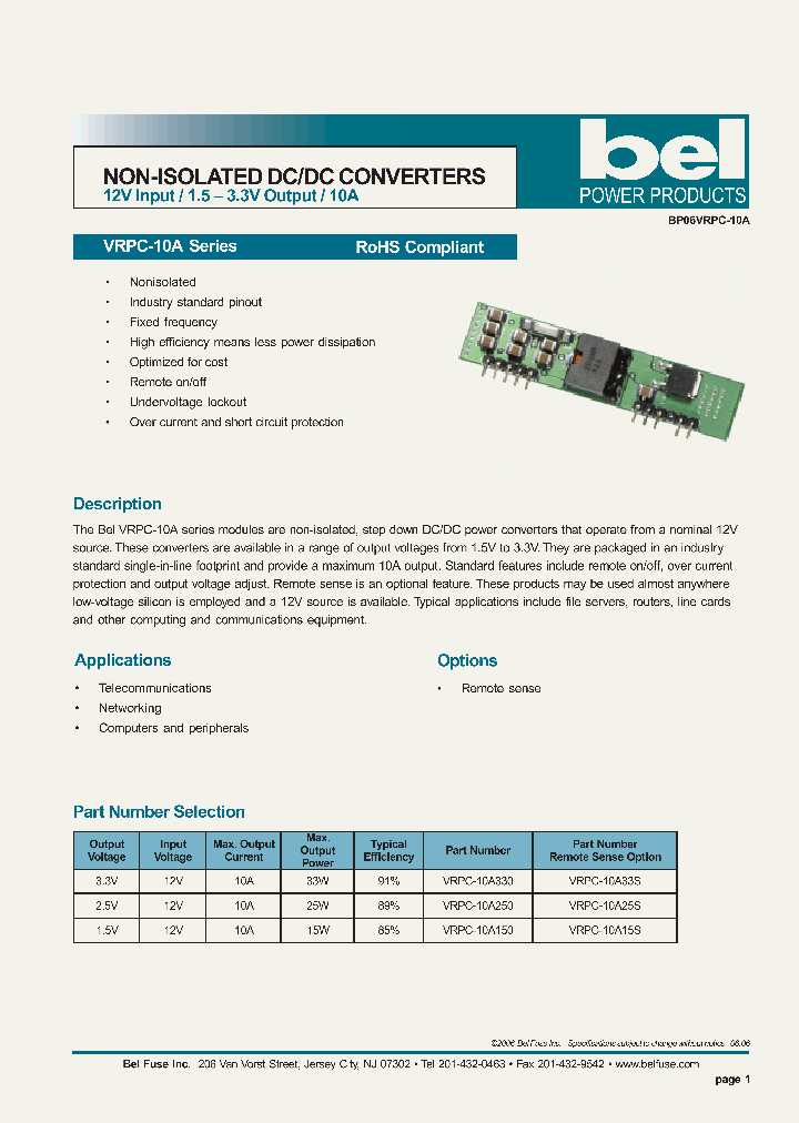 VRPC-10A150_3943917.PDF Datasheet