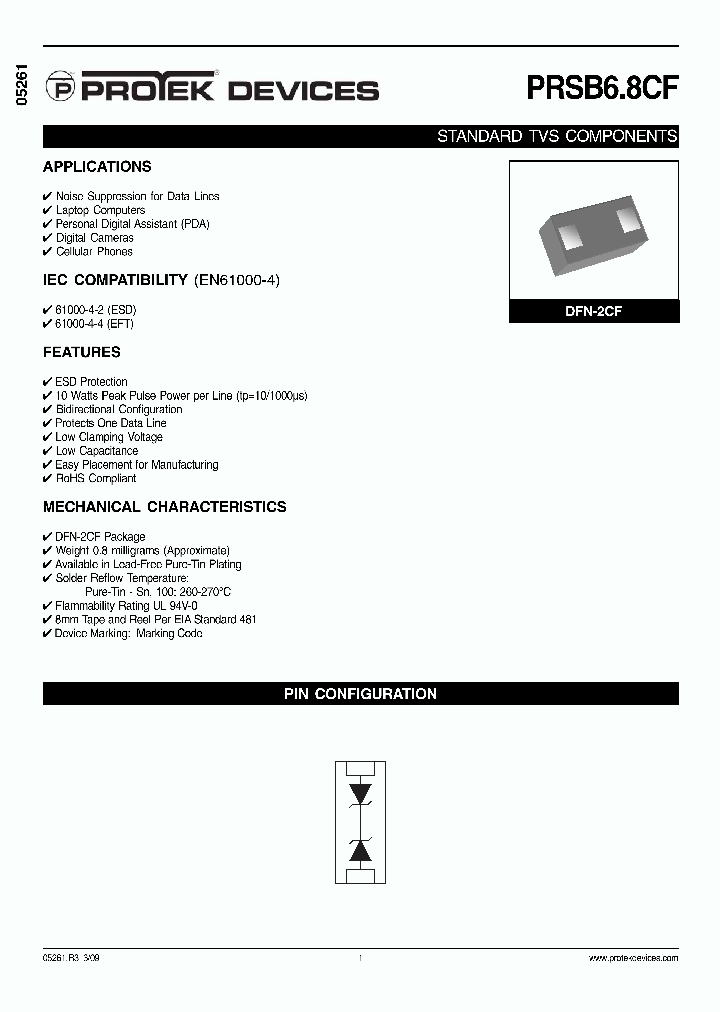 PRSB68CF-LF-T75_3948731.PDF Datasheet