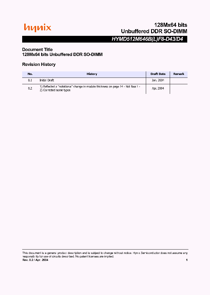 HYMD512M646BLFS8-J_4168020.PDF Datasheet