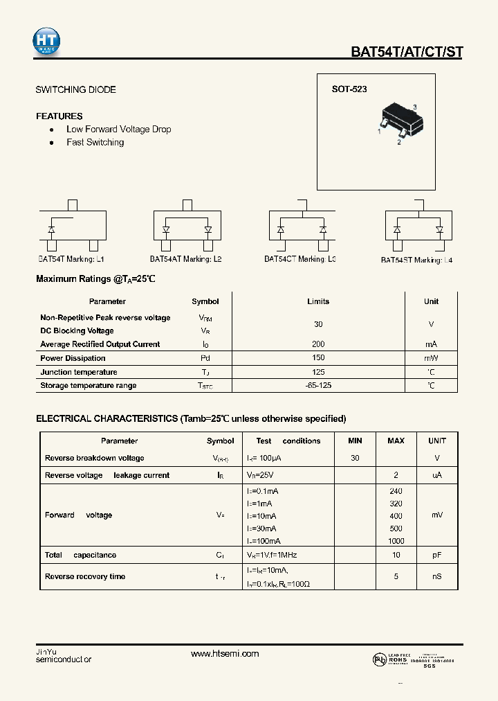 BAT54T_4172002.PDF Datasheet