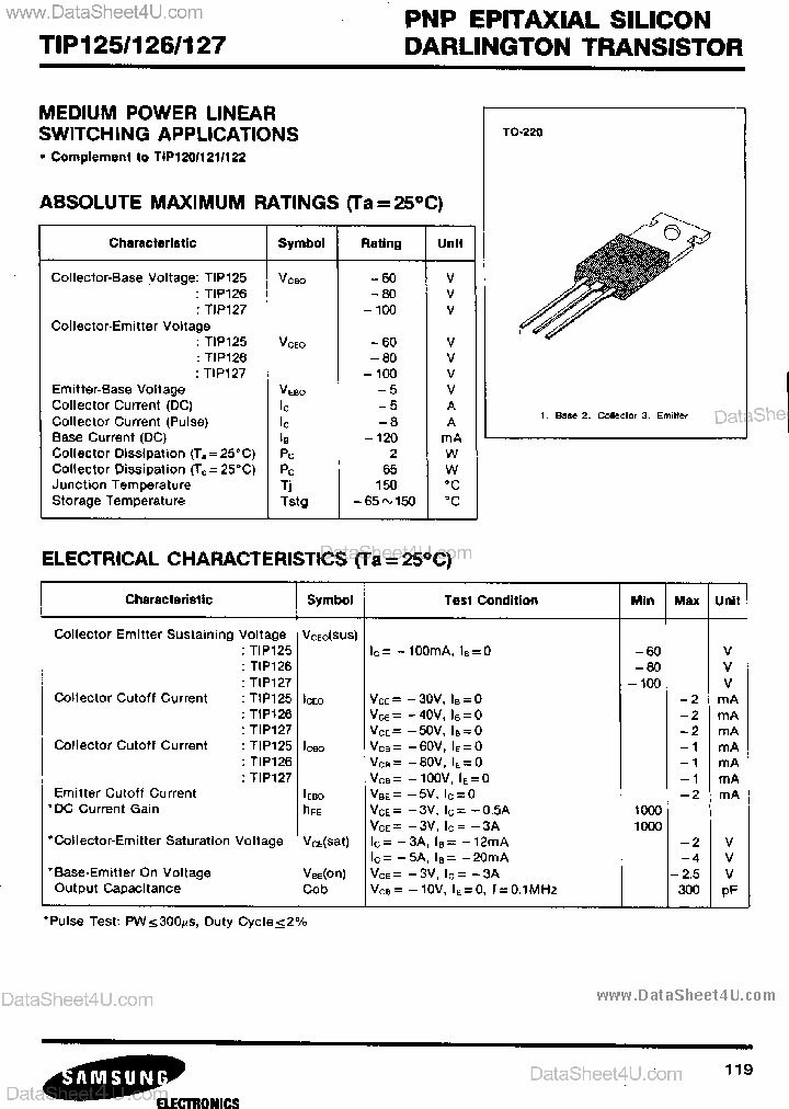 TIP125_4172123.PDF Datasheet