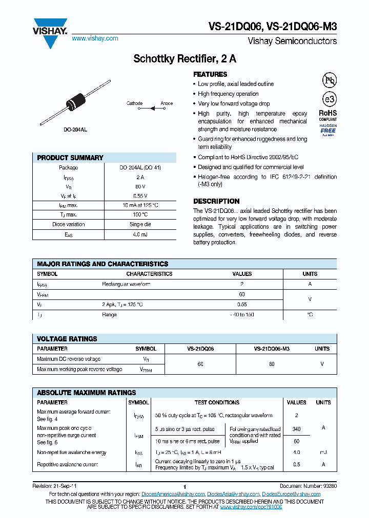 21DQ06TR-M3_4172111.PDF Datasheet
