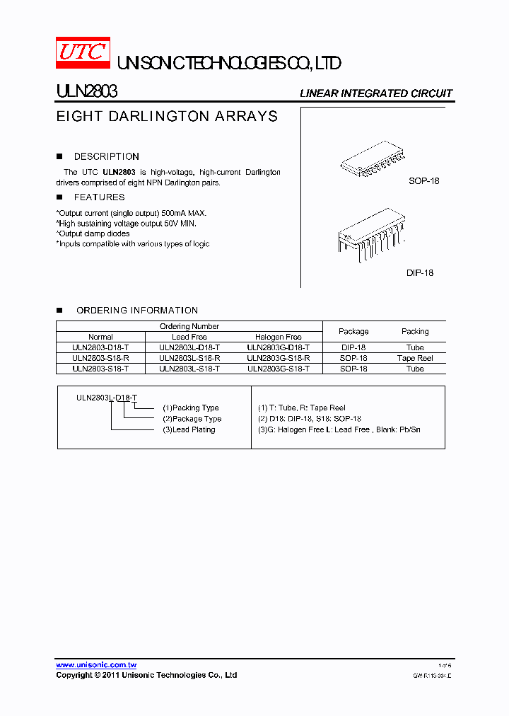 ULN2803-D18-T_4172055.PDF Datasheet