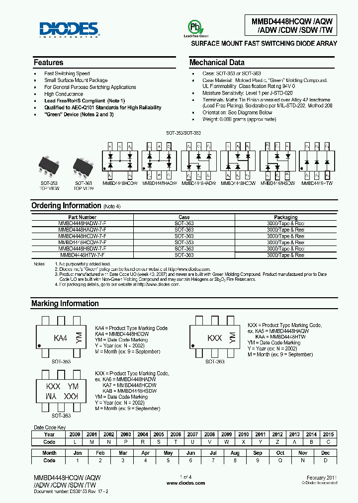 MMBD4448HCDW-7-F_3963645.PDF Datasheet