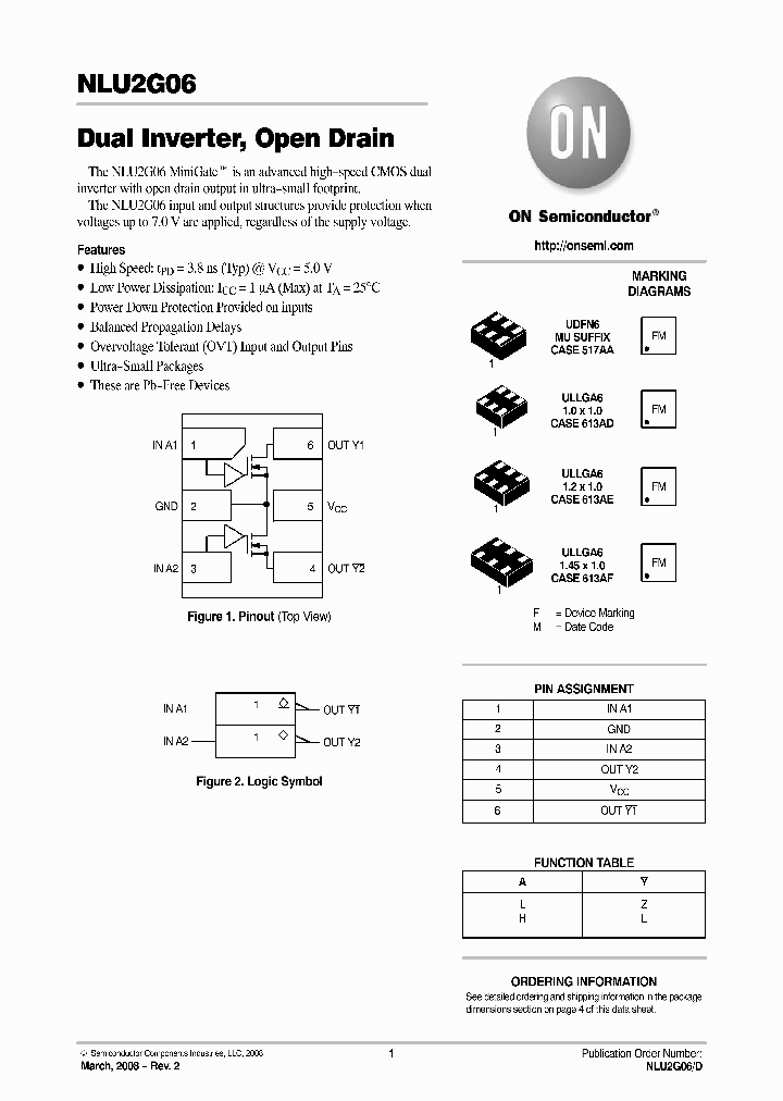 NLU2G06BMX1TCG_3972897.PDF Datasheet