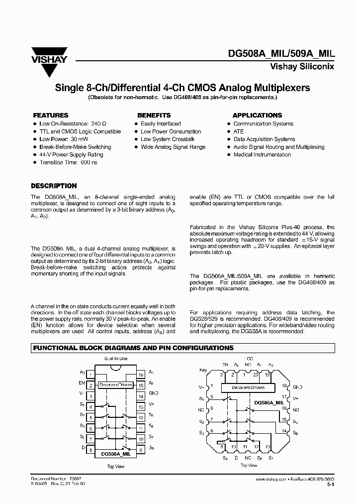 DG508AMIL_3975070.PDF Datasheet