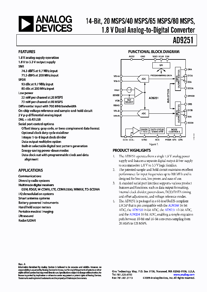AD9251BCPZRL7-80_3974510.PDF Datasheet
