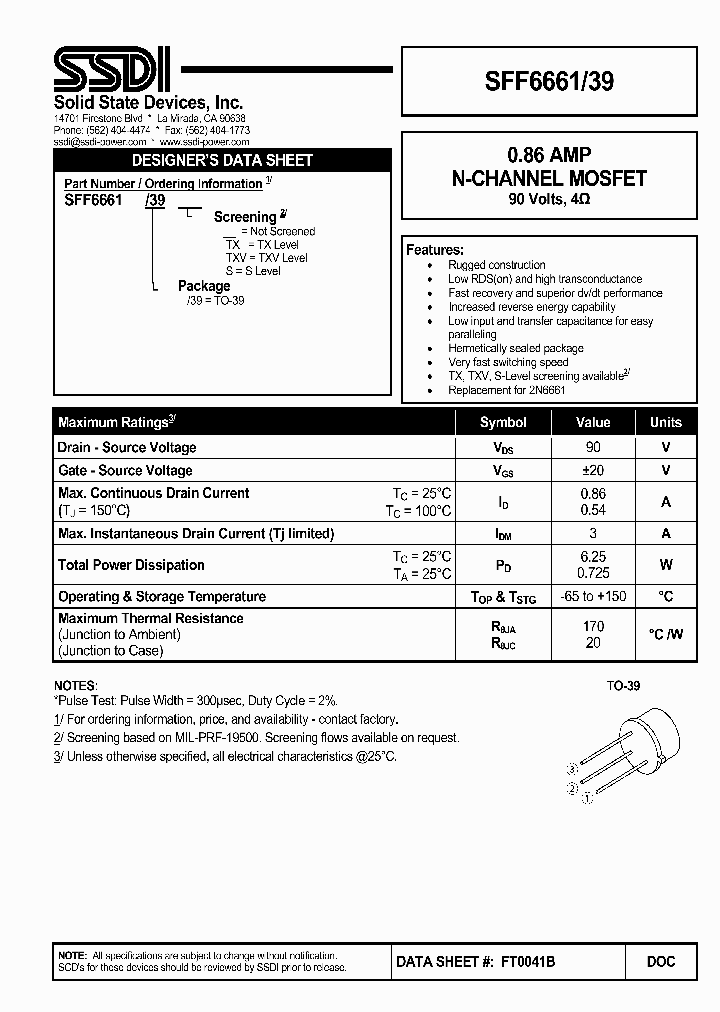 SFF6661-39_4173850.PDF Datasheet