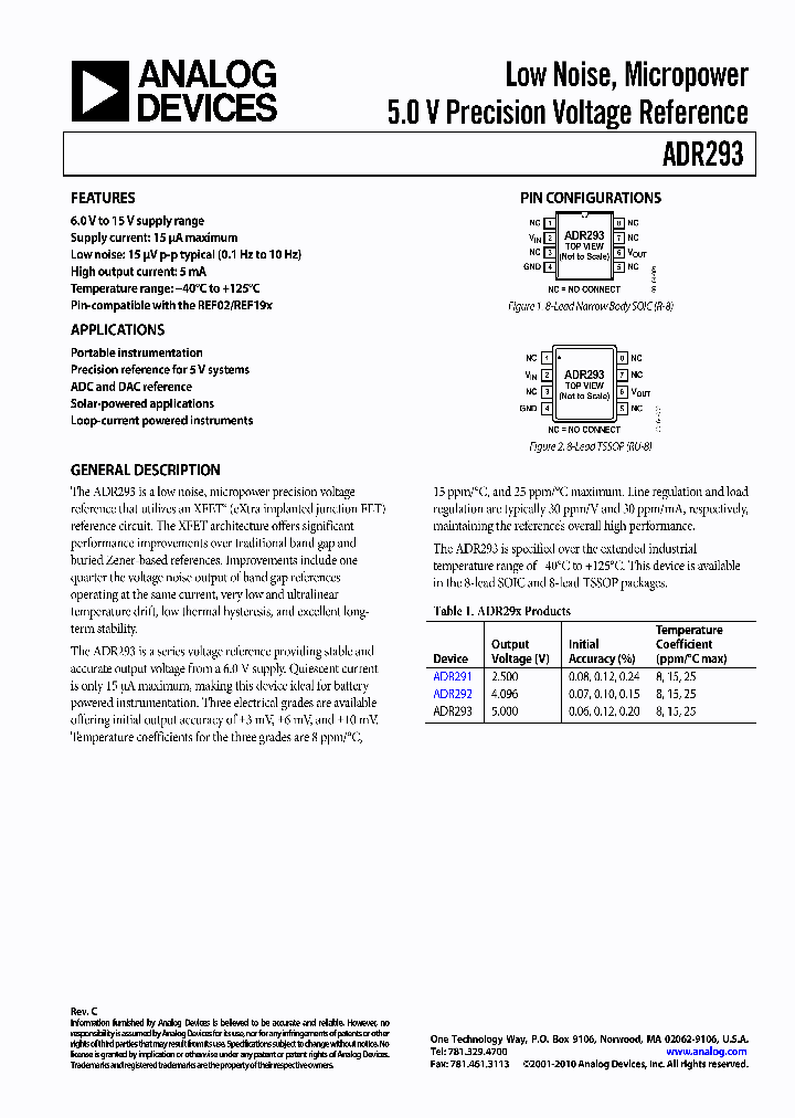 ADR293GRZ_3978258.PDF Datasheet