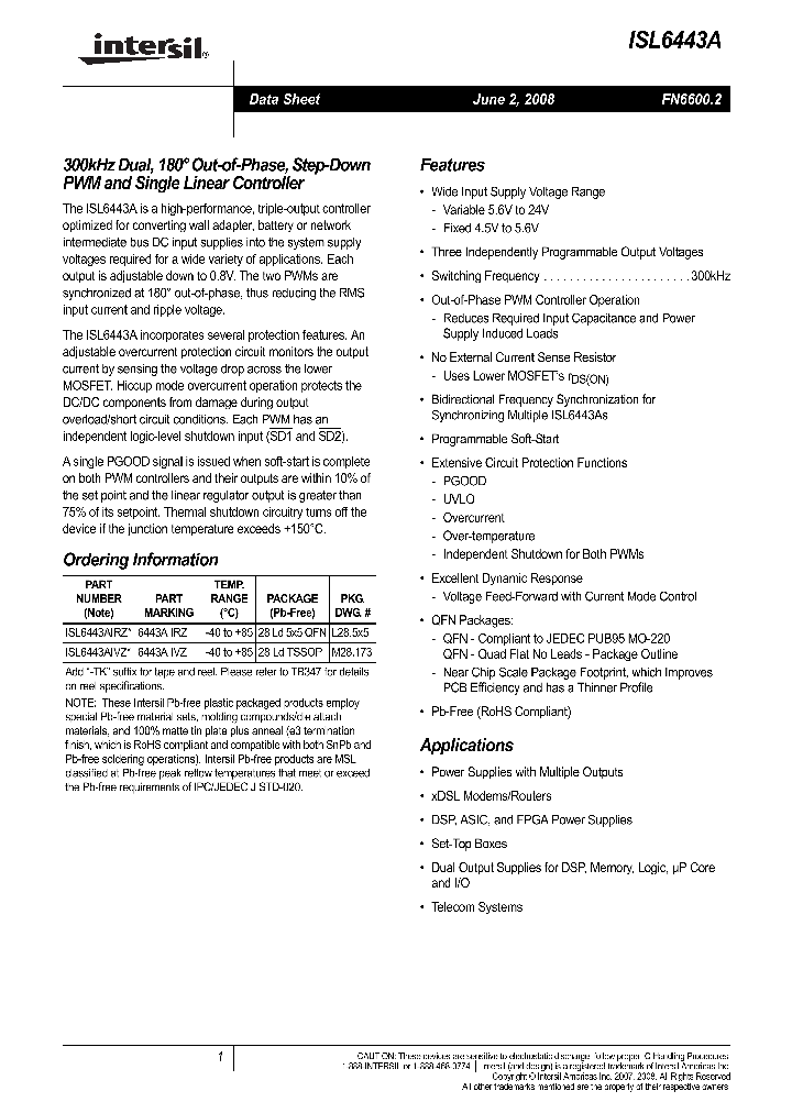 ISL6443AIRZ-TK_3977248.PDF Datasheet