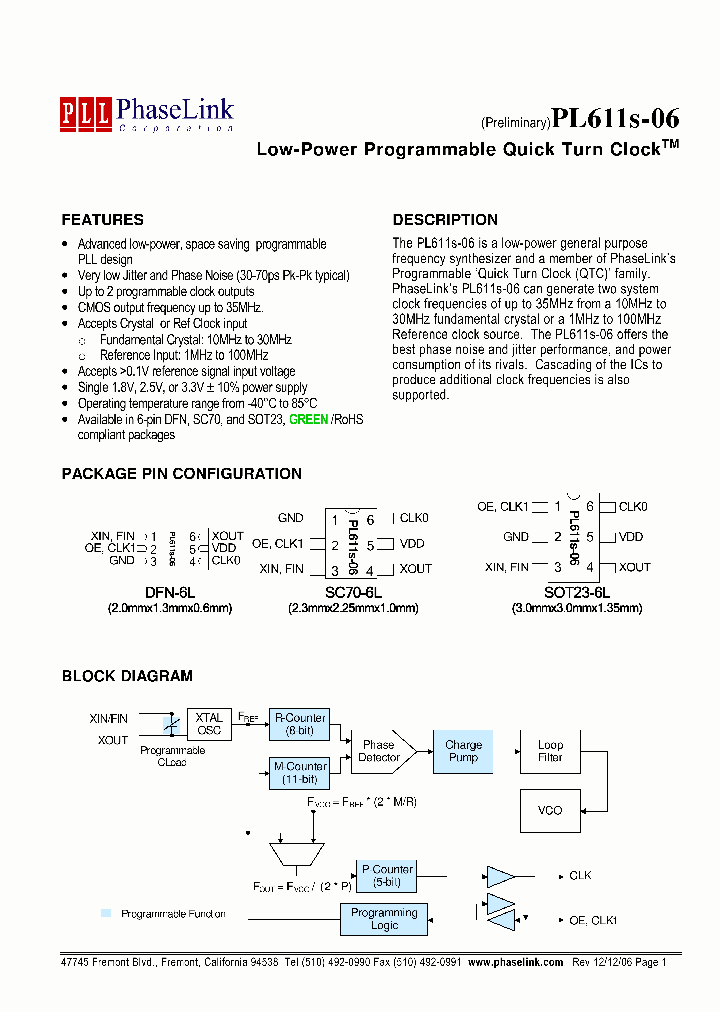 PL611S-06-XXXTCR_3986023.PDF Datasheet