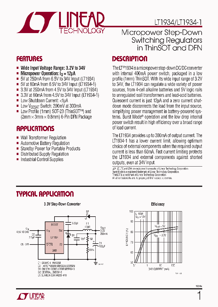 LT1934ES6-1TRPBF_3986405.PDF Datasheet